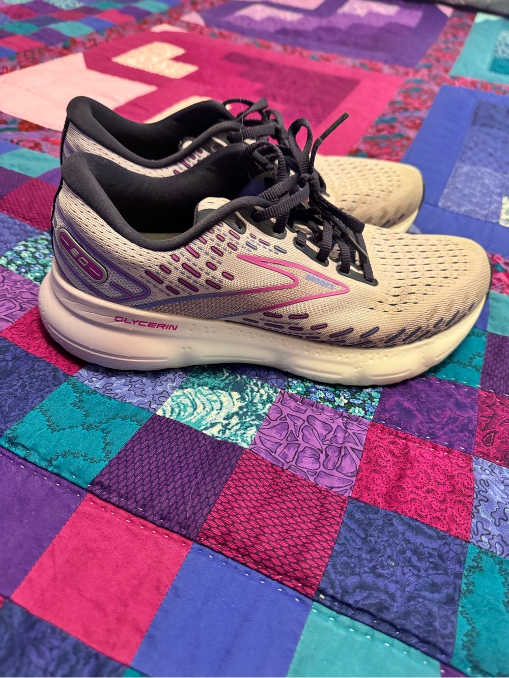 Brooks Glycerin Women's Running Shoes - Purple Accents